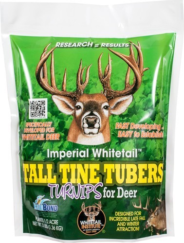 Whitetail Institute Tall Tine Tubers Seed 1/2 Acre 3 Lbs Fall Turnips