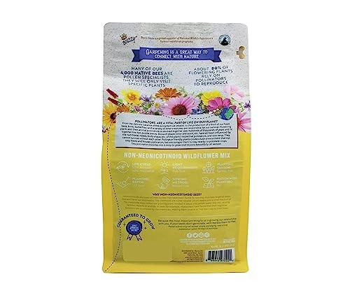 Wildflower Pollinator Seed Mix – 1lb, 18 Varieties, Eco-Friendly, Coneflower, Su