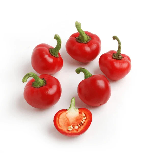 25 SWEET RED CHERRY PEPPER SEEDS ~ 2026 ~ heirloomseedguy ~ USA