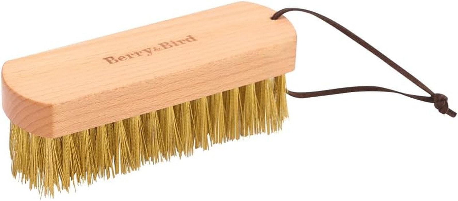Brass Brush, Ashwood Premium Brass Wire Brush with Cowhide Lanyard, Heavy Duty W