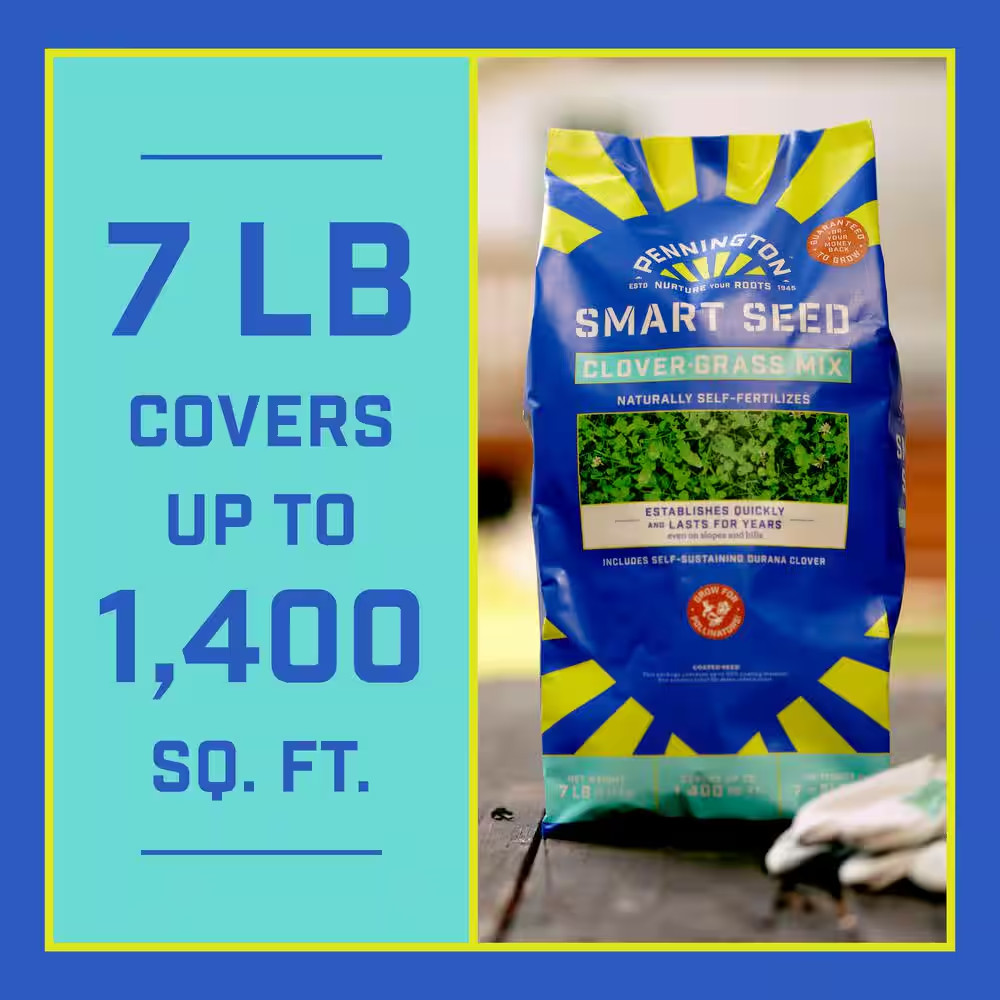 Smart Seed Clover Grass Seed Mix 7 Lbs.
