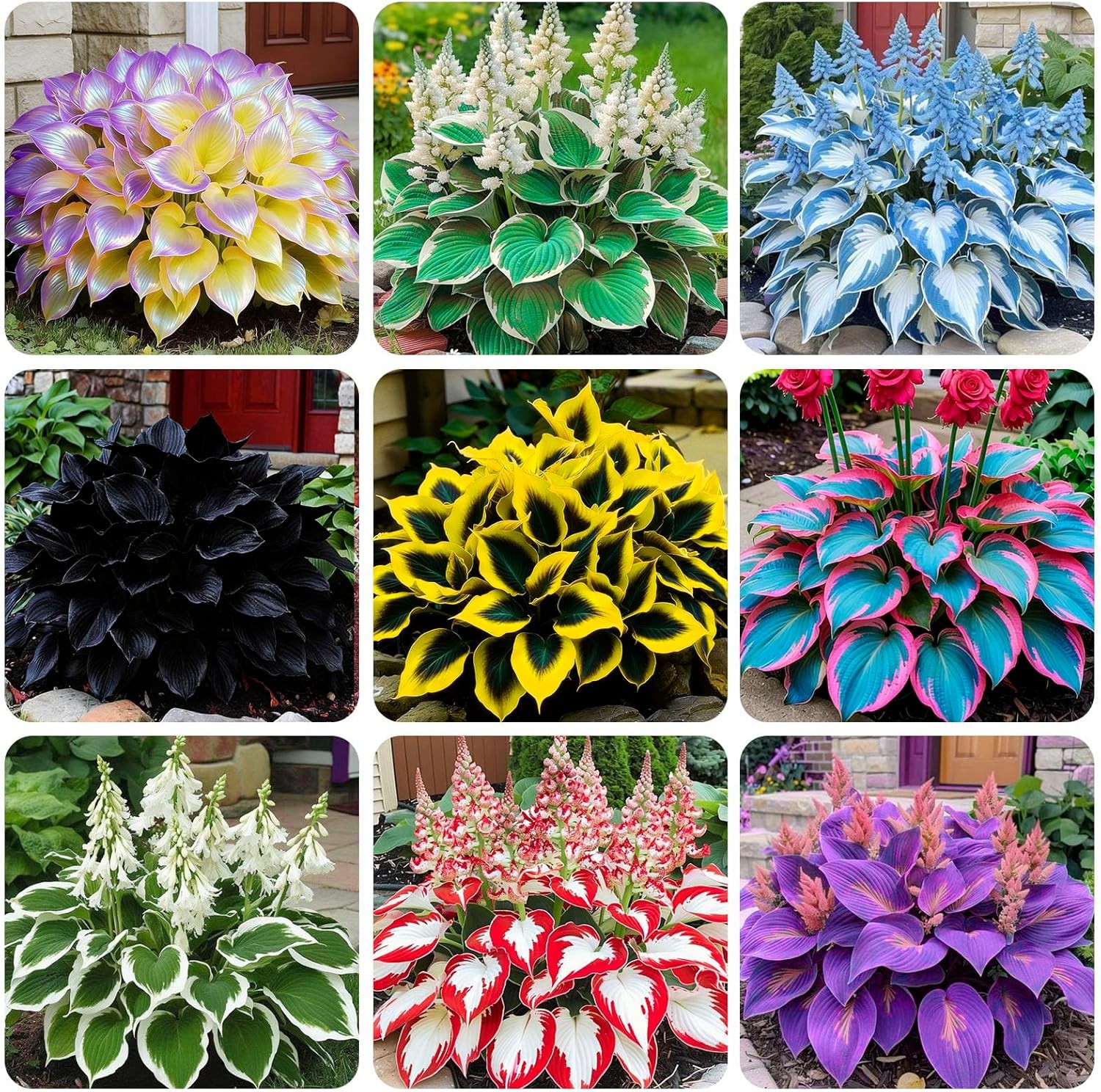 220+ Mix of Rare Hosta Seeds for Perennial Outdoor & Shade Gardens