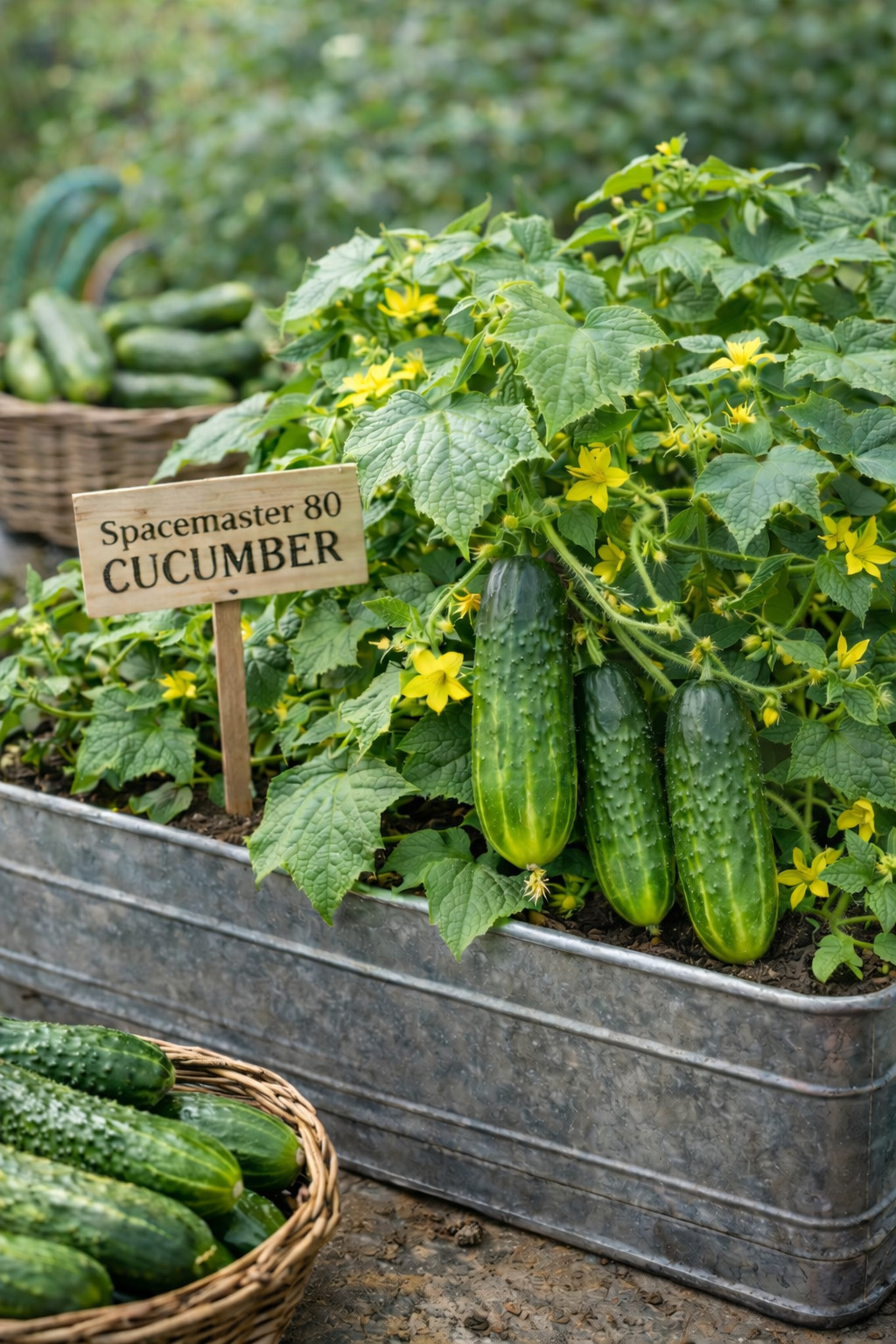 Spacemaster 80 – Cucumber Seeds | Compact Bush Container Cucumber 30 seeds