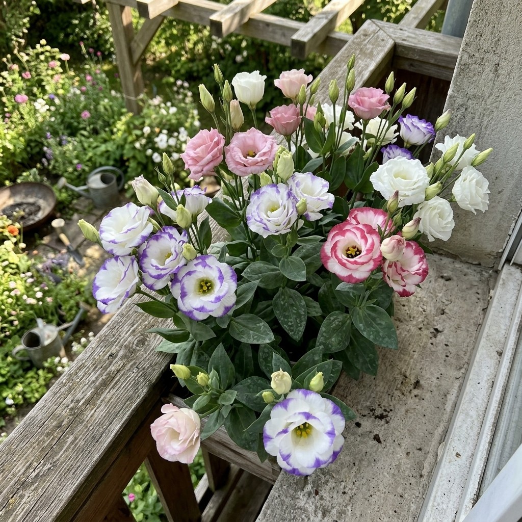 Eustoma Flower Seeds – 800pcs – Suitable for Balcony, Patio & Yard Gardening