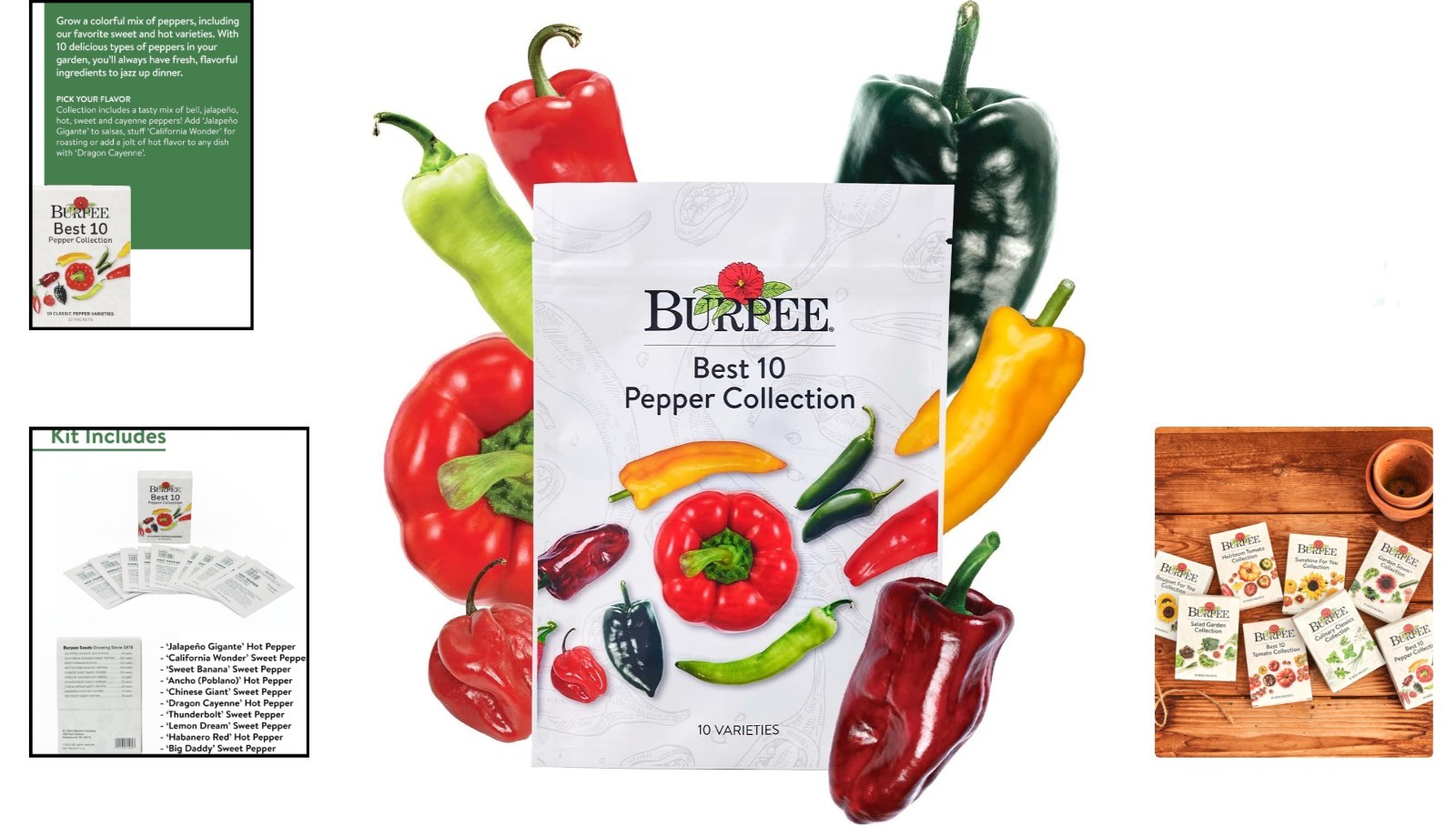 Expertly Handpicked Best 10 Non-GMO Pepper Seeds for Flavorful Harvests