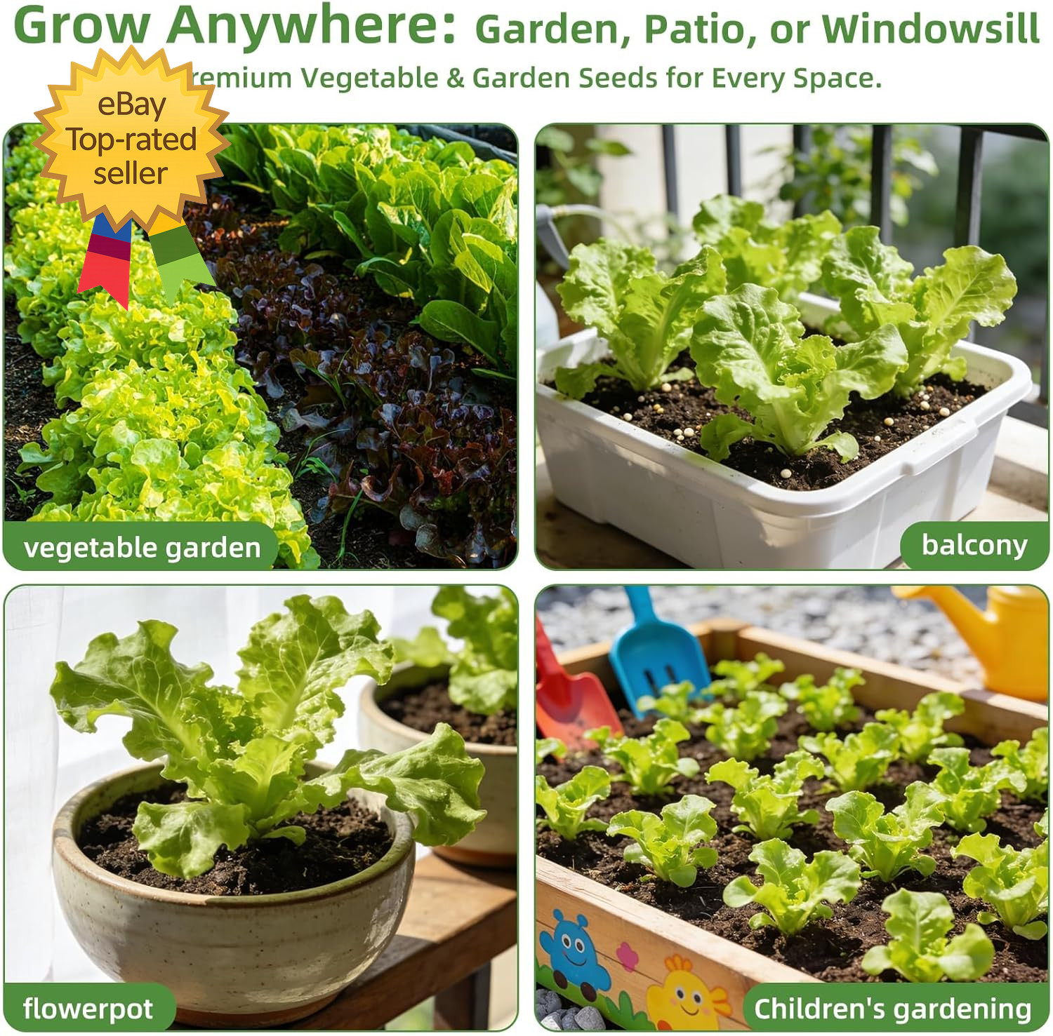 Heirloom Vegetable Seeds Kit 15000+ Non GMO Garden Survival Planting Mix Pack