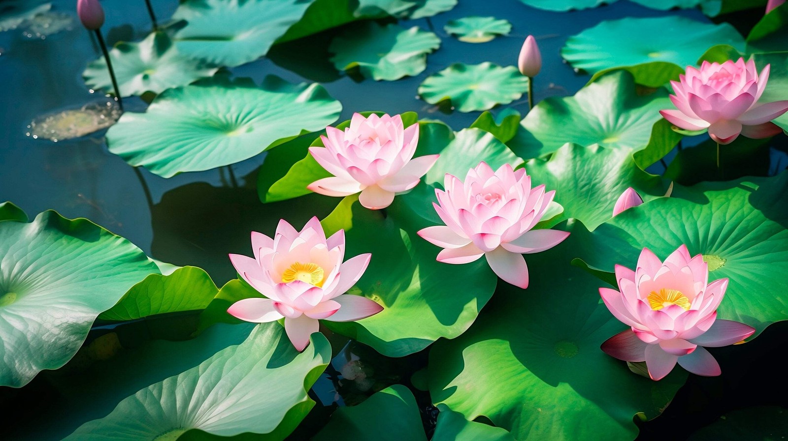 3 Organic Mixed Colors LOTUS Nelumbo Pond Water Lily Lilypad Blue Flower Seeds