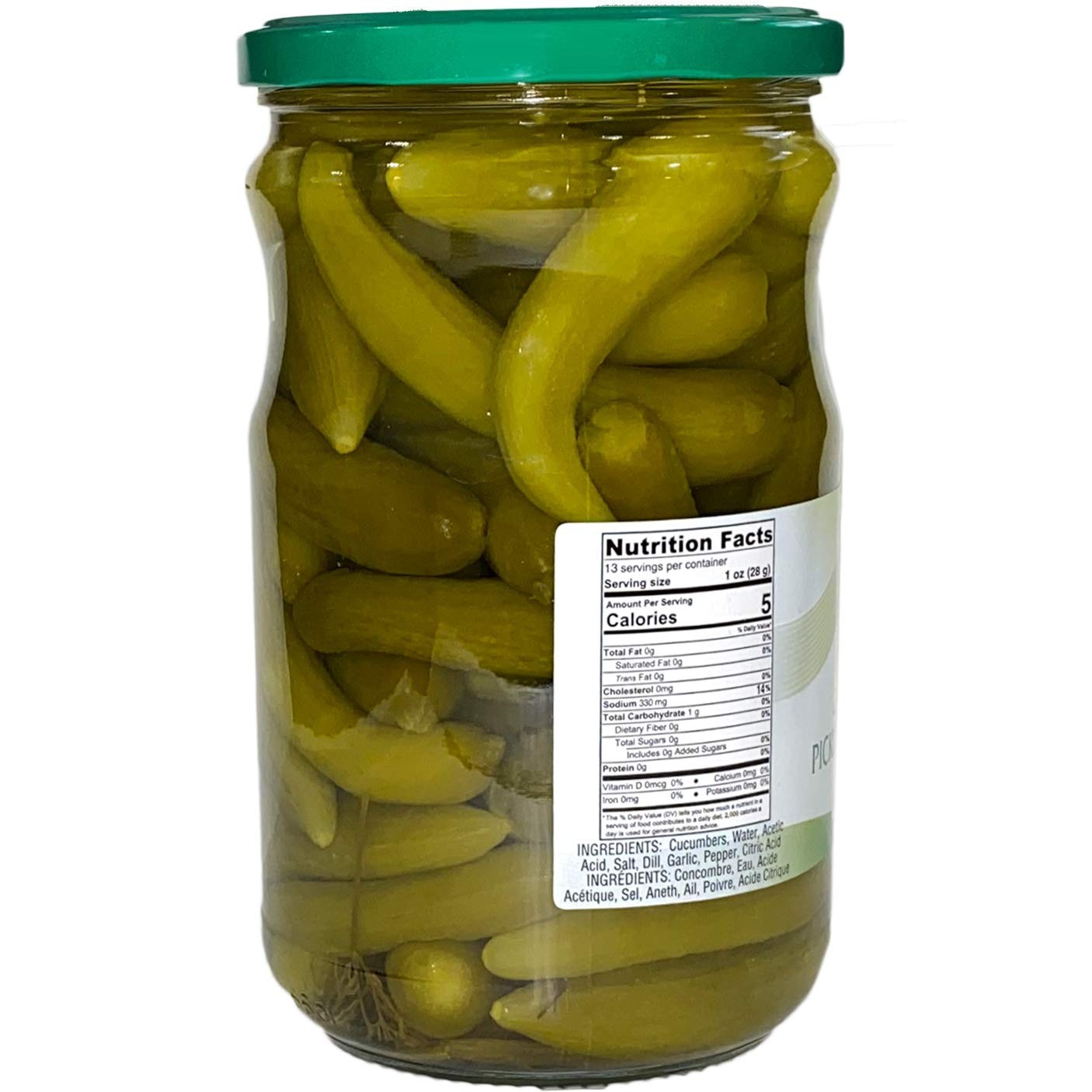Authentic Turkish Midget Cucumber Pickles – 22.31 oz of Flavorful Delights