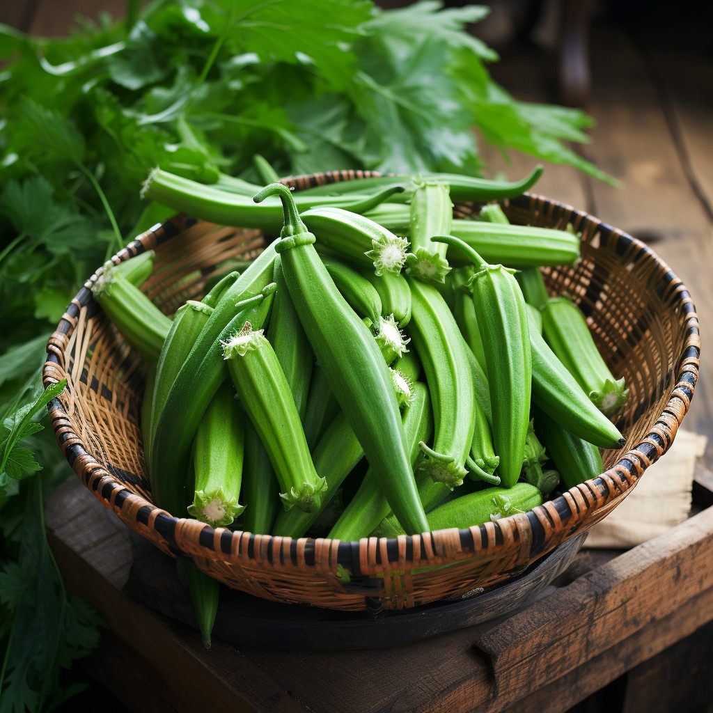 50+ Clemson Spineless Okra Seeds – 100% Heirloom – Non-GMO – Open Pollinating