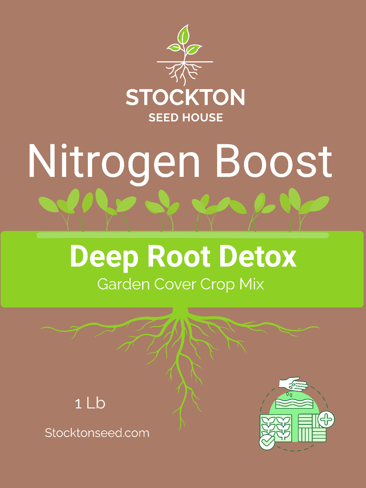 Best Garden Cover Crop Mix for Soil Health Nitrogen fixing Root Detox 4#