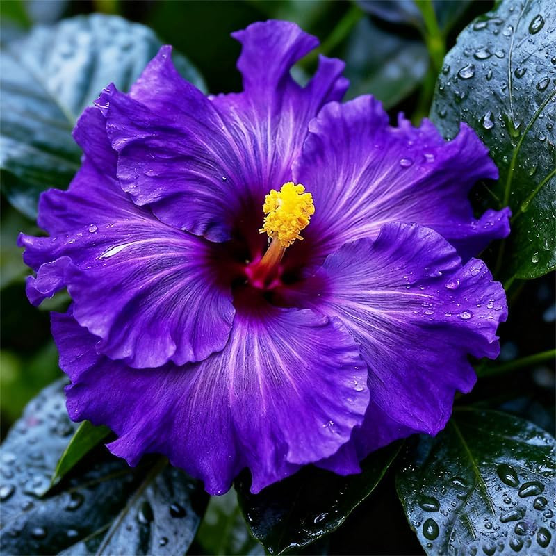 30+ Mix Exotic Hibiscus Seeds for Planting Perennial Outdoor Garden Flowers