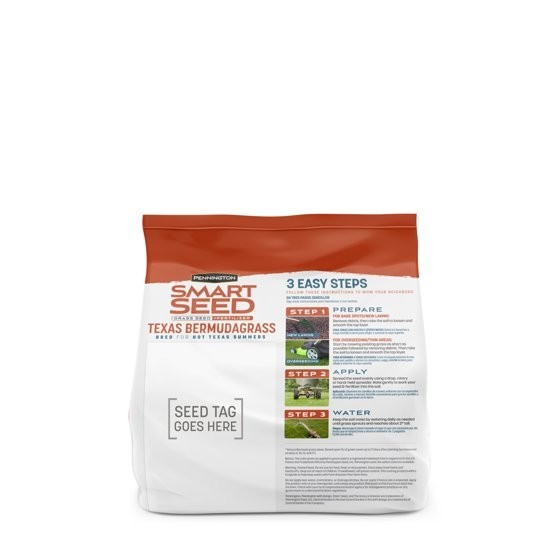 Pennington Smart Seed Texas Bermudagrass Grass Seed Mix, for Full Sun, 1.75 lb.