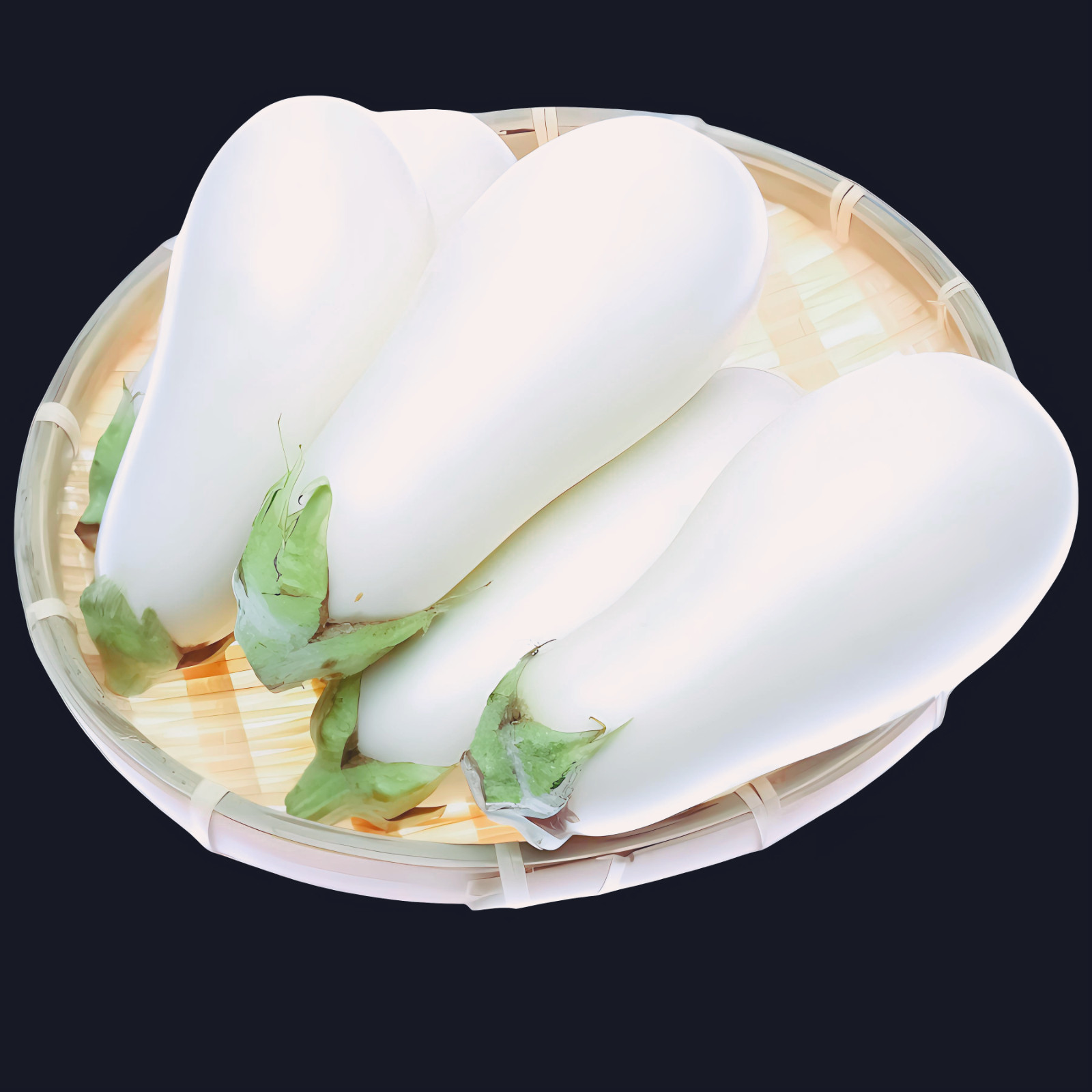 50 Casper white Eggplant Seeds | NON-GMO | Heirloom | Fresh Garden Seeds