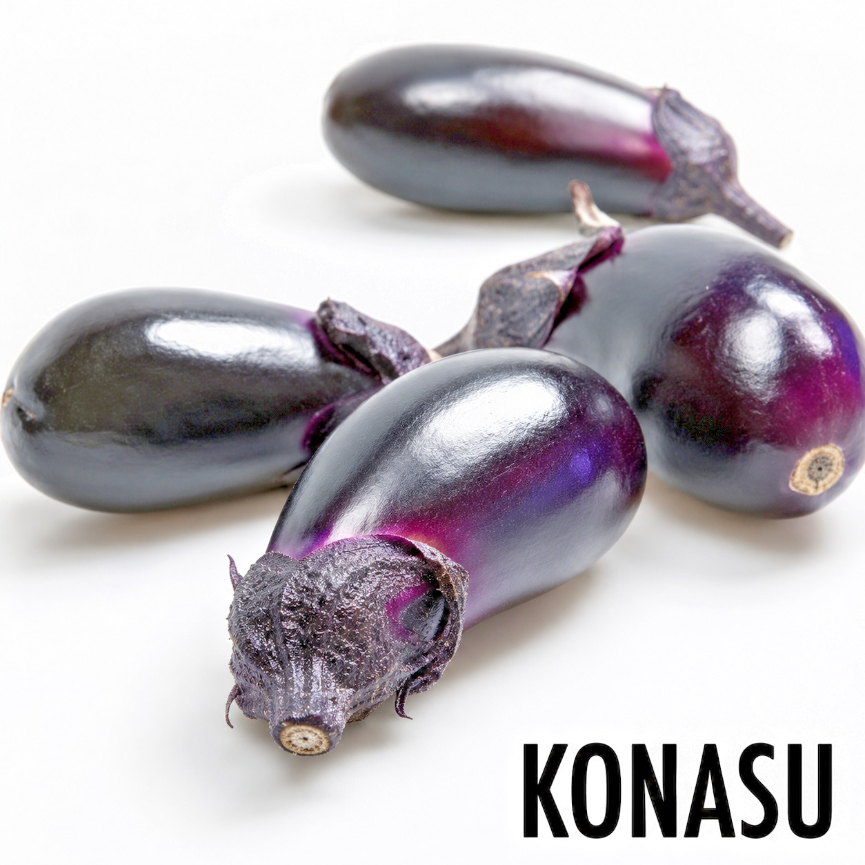 25 Rare Konasu Eggplant Seeds Japanese Heirloom Mini Purple Nasu Pickling USA