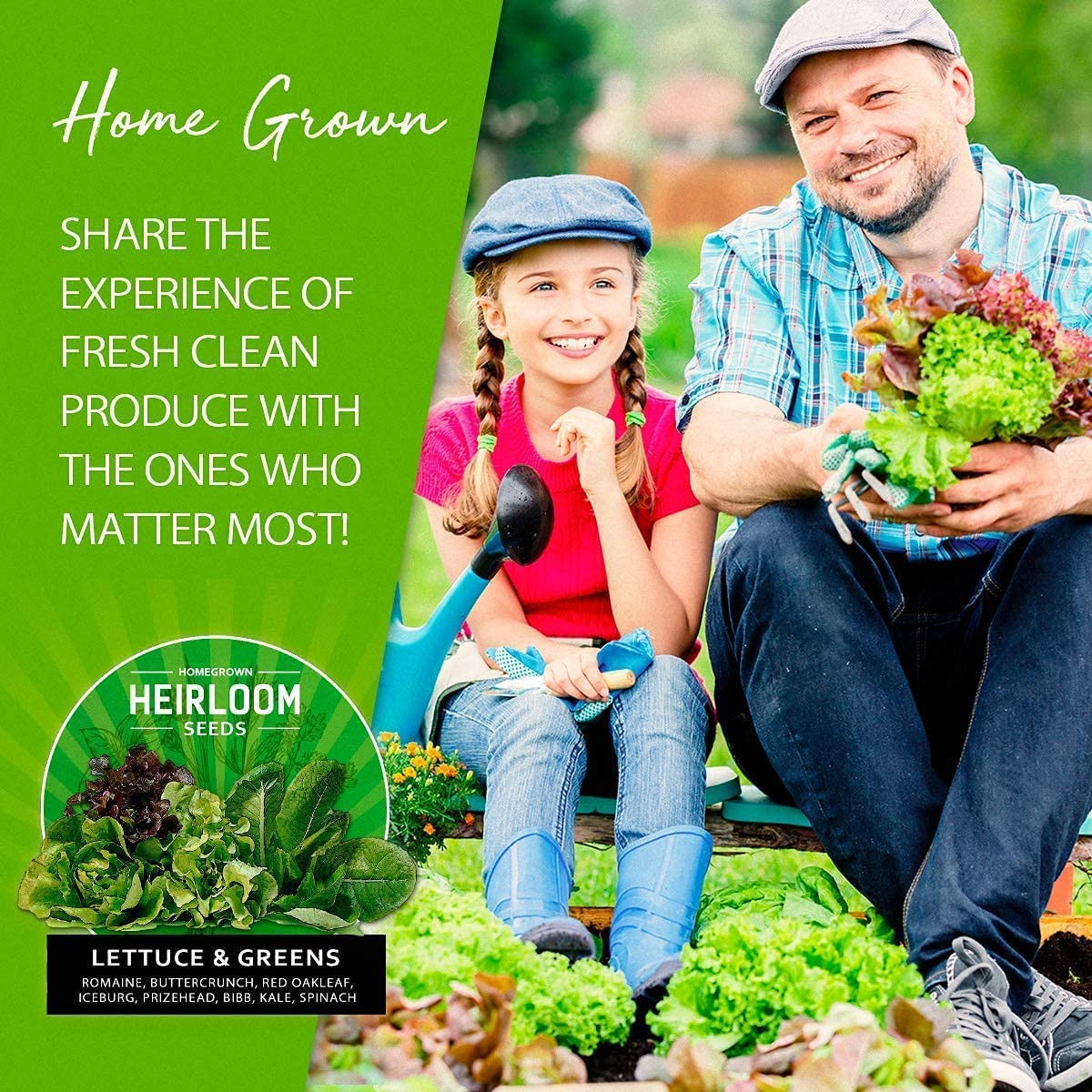 Lettuce & Salad Greens Seed Vault – 1200+ Non-Gmo Vegetable Seeds for Outdoors o
