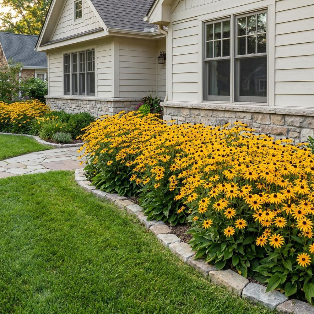 Black Eyed Susan Seeds 15000 Seeds – Rudbeckia Hirta Non GMO – Wildflower Seeds