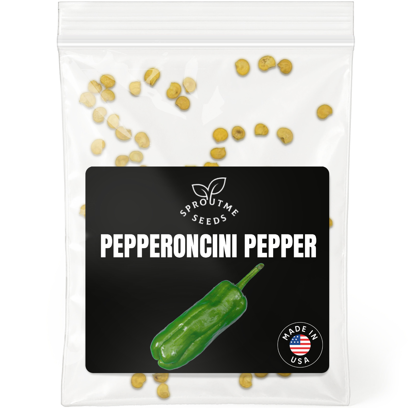 Pepperoncini Seeds 50+, Heirloom Non-GMO, Mild Pickling Pepper for Garden