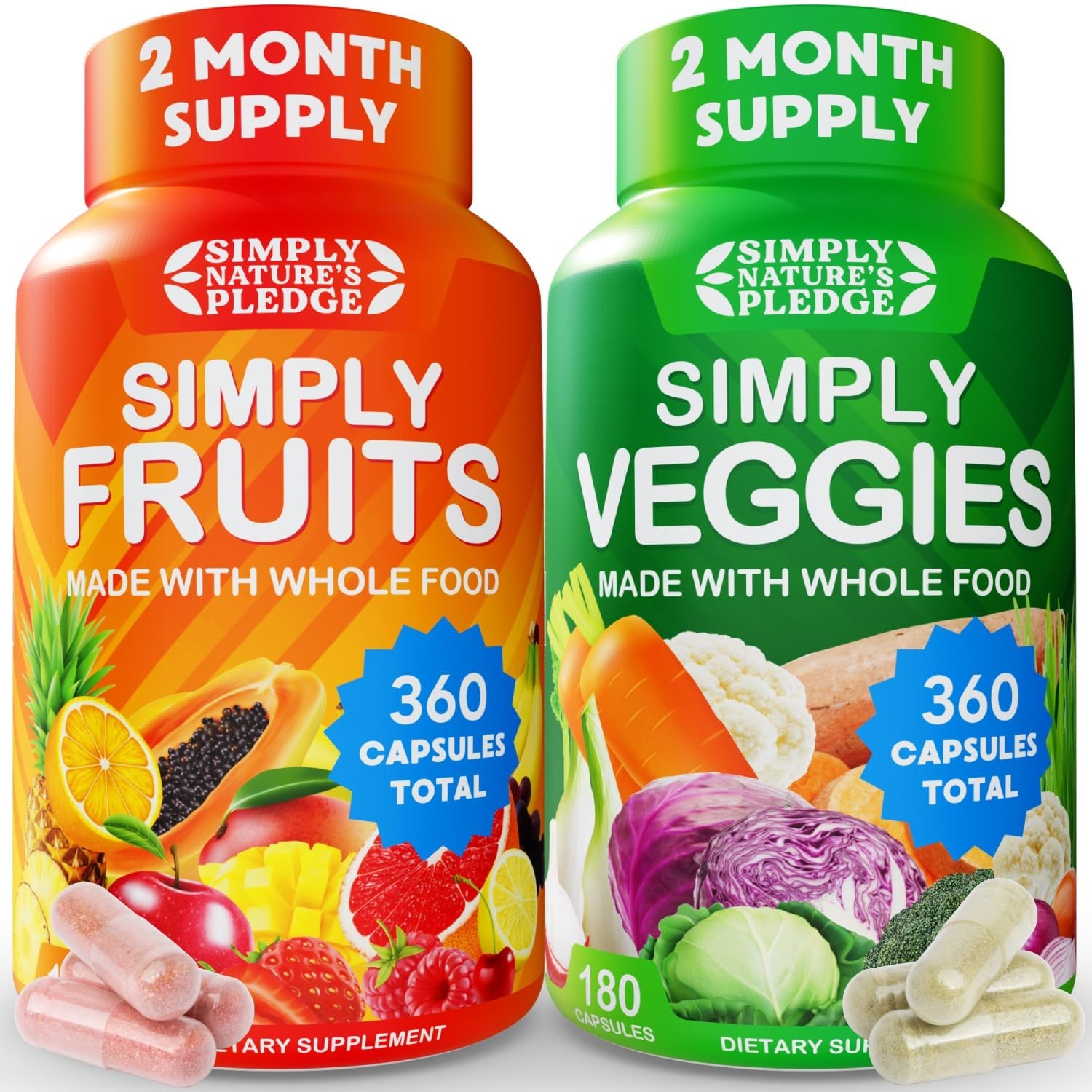 Packed with 42 Different Fruits & Vegetables – Made with Whole Food Superfood…