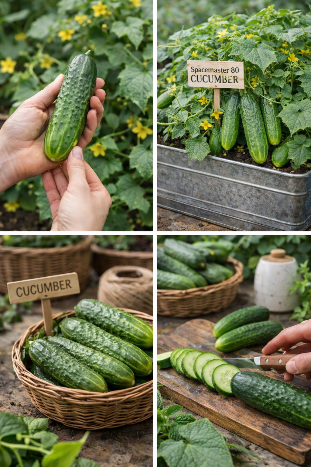 Spacemaster 80 – Cucumber Seeds | Compact Bush Container Cucumber 30 seeds