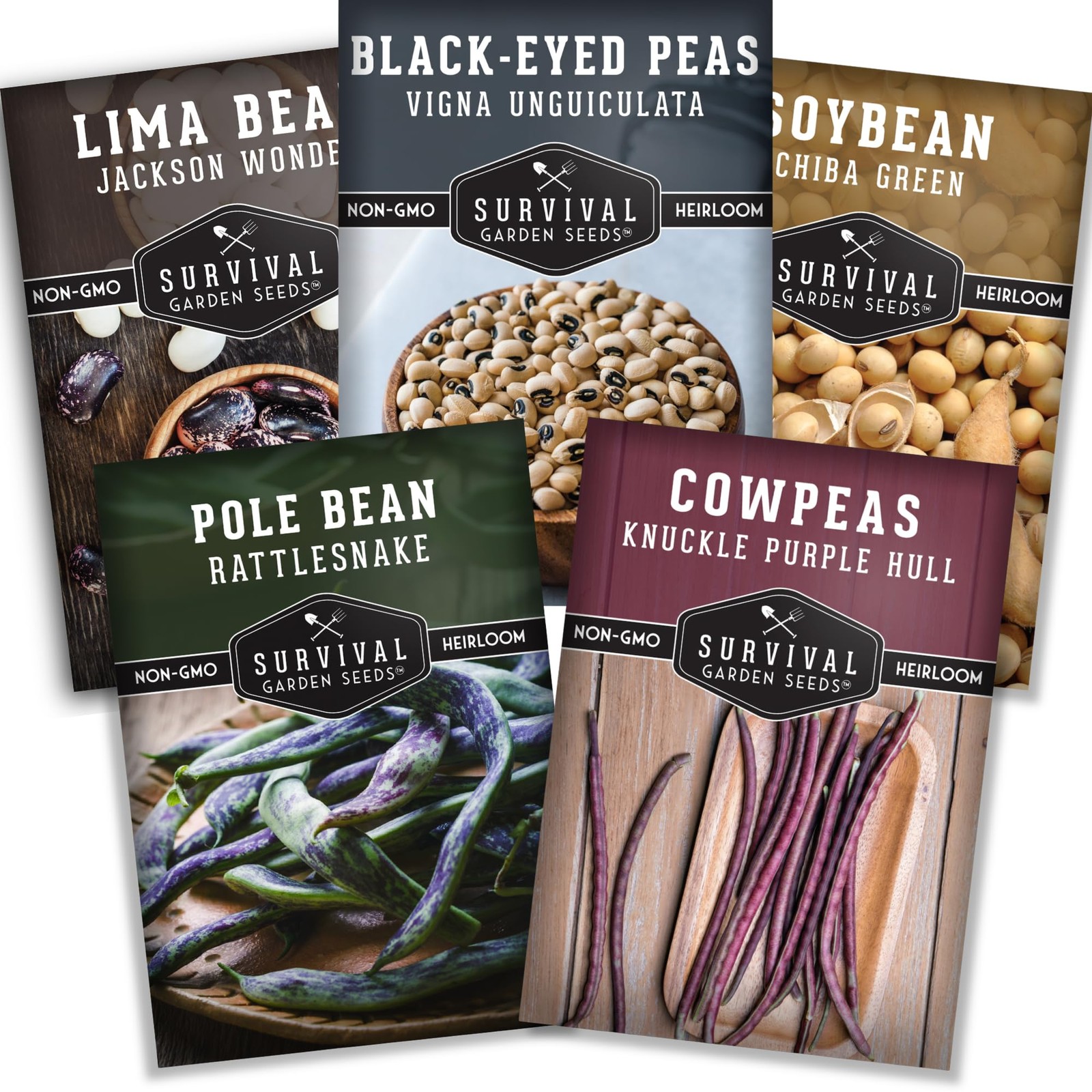 Hot Weather Bean Seeds for Planting – 5 Heat-Tolerant Heirloom Varieties – Ra…