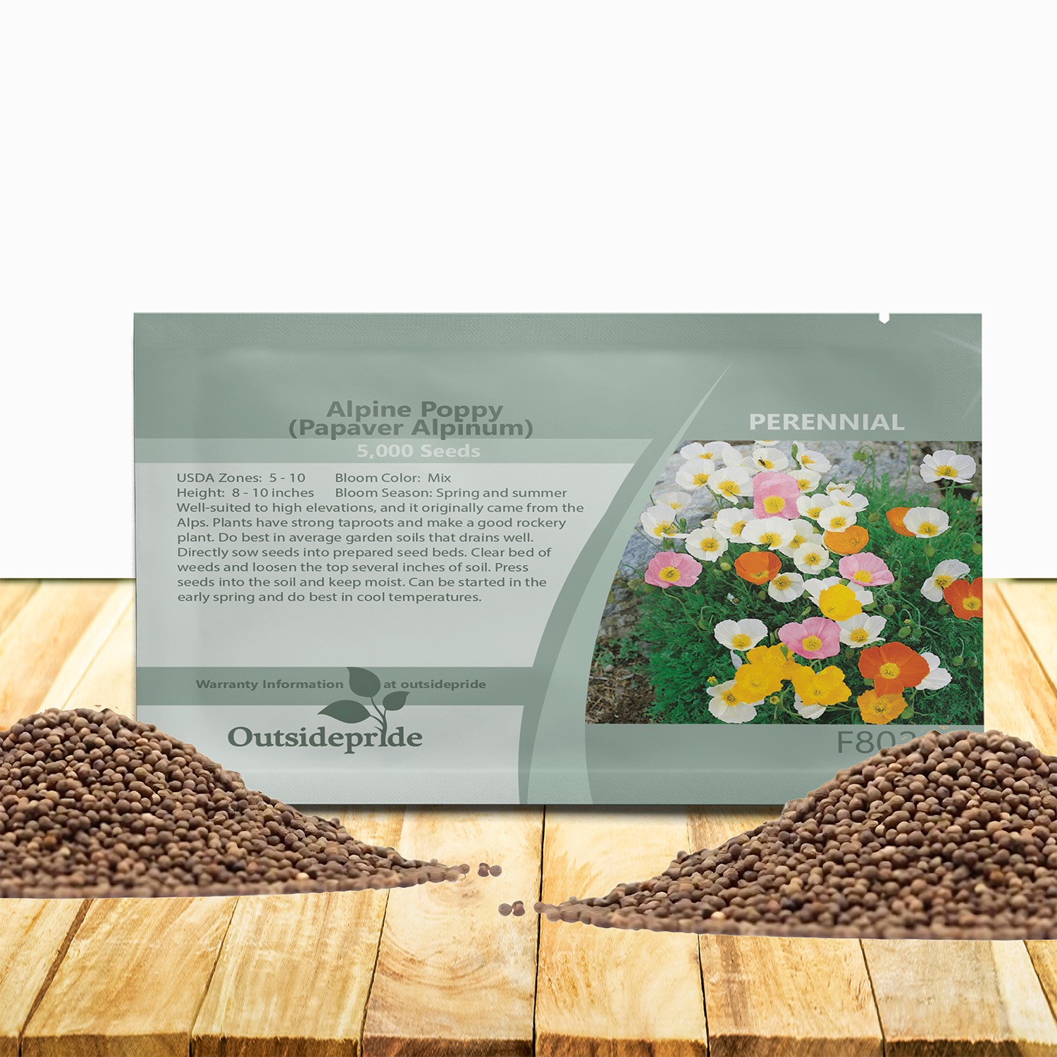 10000 Seeds Poppy Seeds – Alpine Poppy Flower Seed