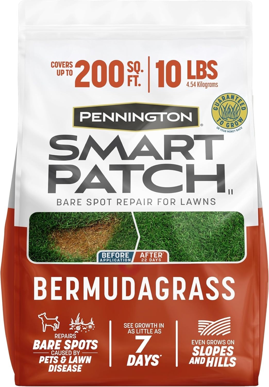 Smart Patch Bermuda Grass Seed, 10 lb – Lawn Repair Kit