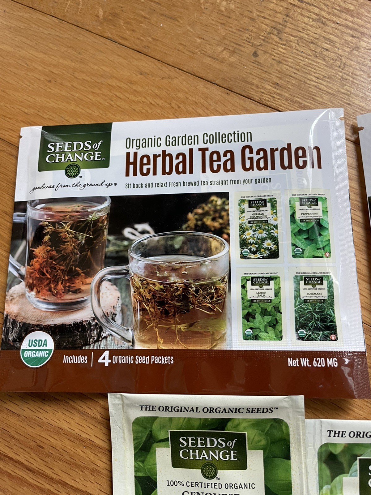 Culinary Herb & Herbal Tea Garden Seeds Variety Pack – 14 Organic Non-GMO