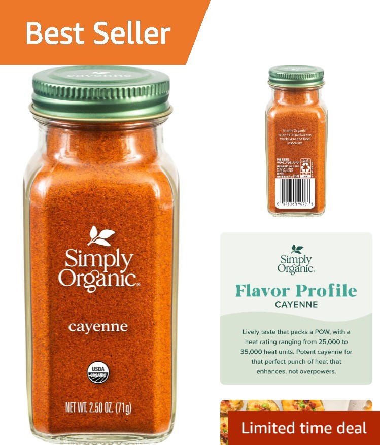 2.89oz Organic Cayenne Chili Powder – Elevate Your Culinary Creations