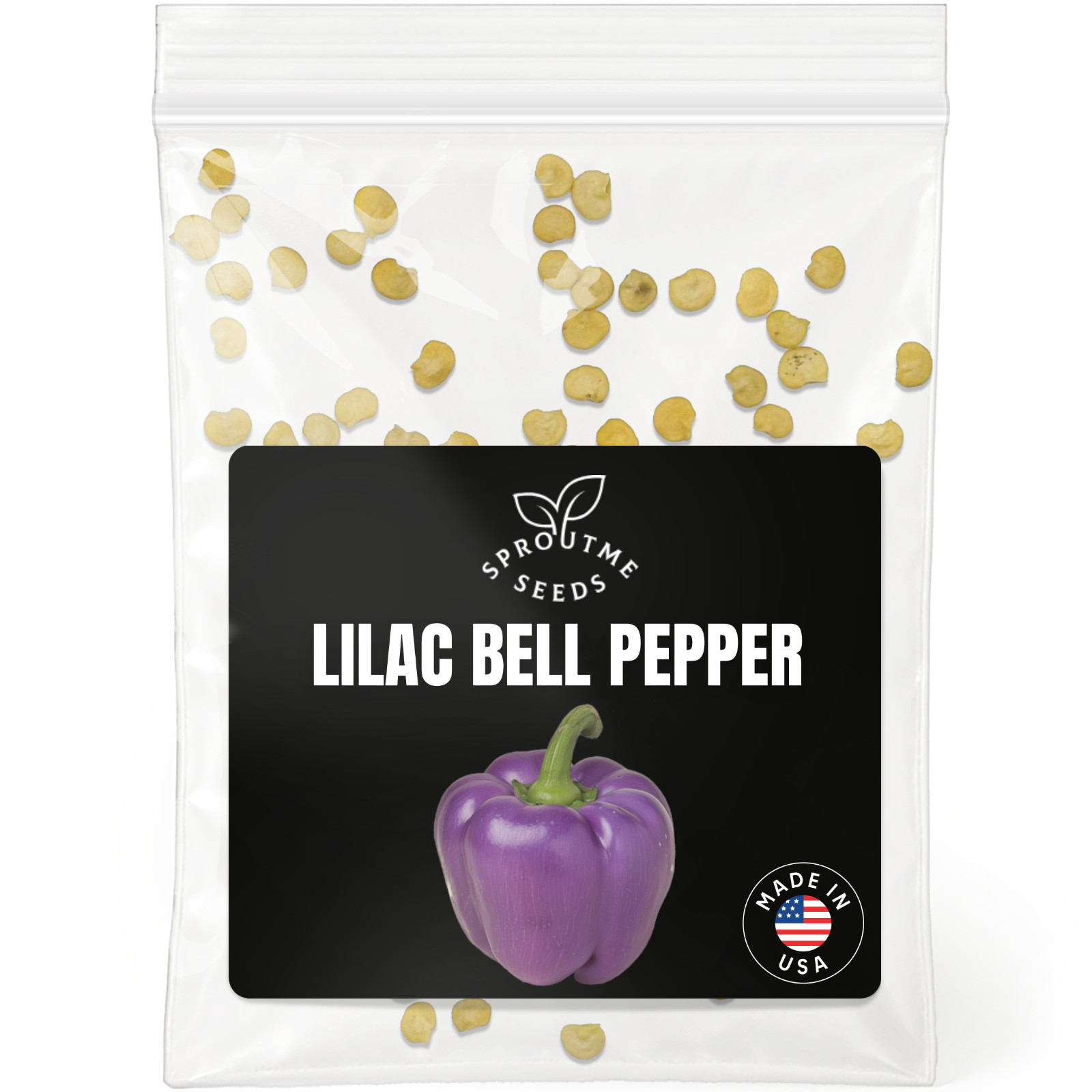 Lilac Bell Pepper Seeds 50+, Heirloom Non-GMO, Sweet Purple Bell Peppers