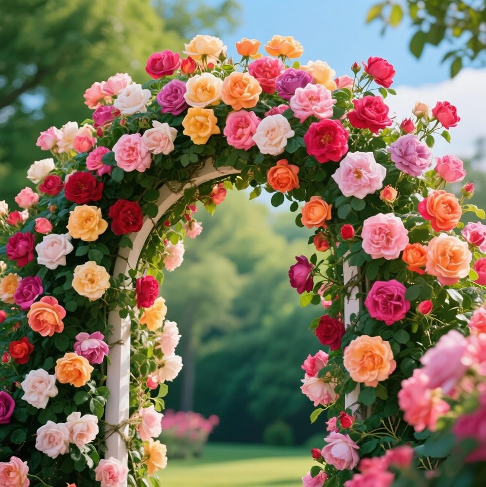 600+ Mix Climbing Rose Seeds for Planting Outdoors Ornamental Vine Rosas Bush