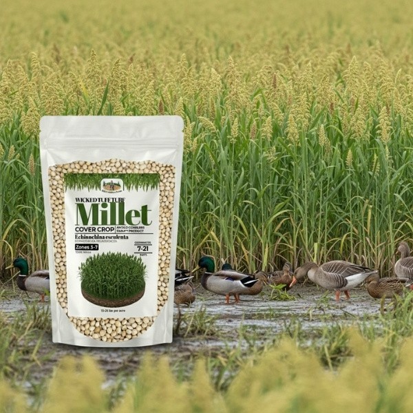 Old Cobblers Farm™ Wicked Tuff Turf Japanese Millet Grass Seed – For Soil Cover