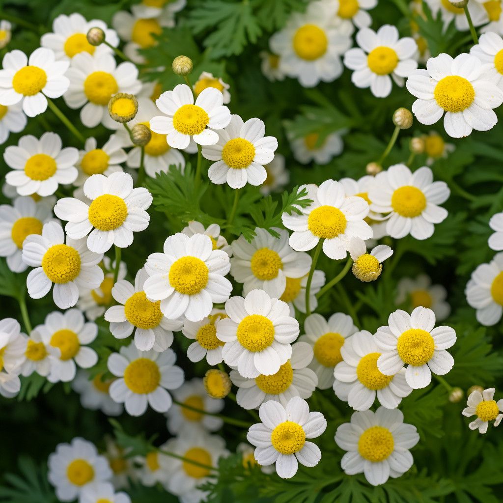200+ Feverfew Seeds – 100% Heirloom – Non-GMO – Open Pollinating