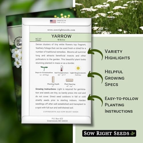 – Large Medicinal Herb Seed Collection for Planting – Chamomile, Echinacea,
