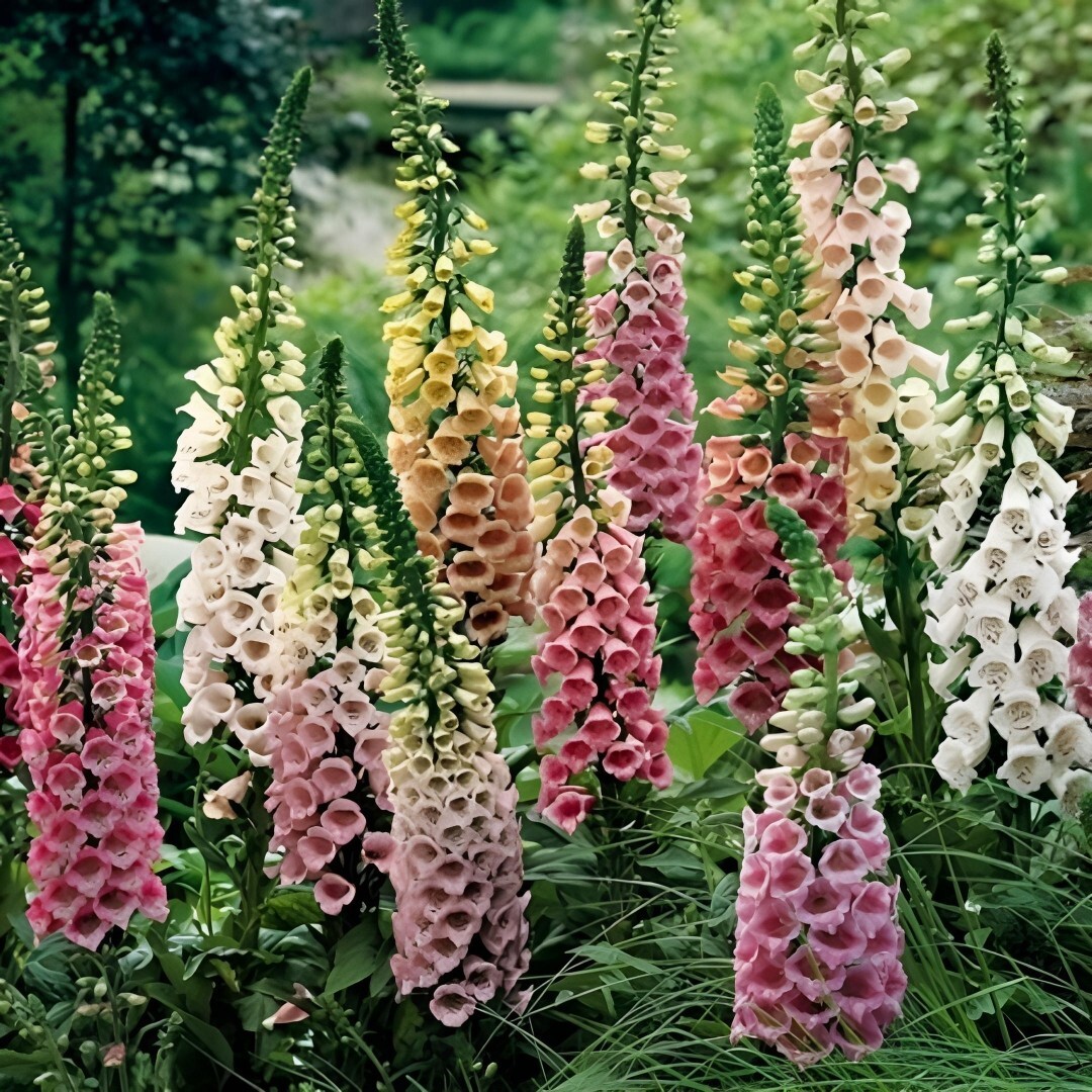 9000+ digitalis Excelsior Mix Foxglove Seeds | Non-GMO |