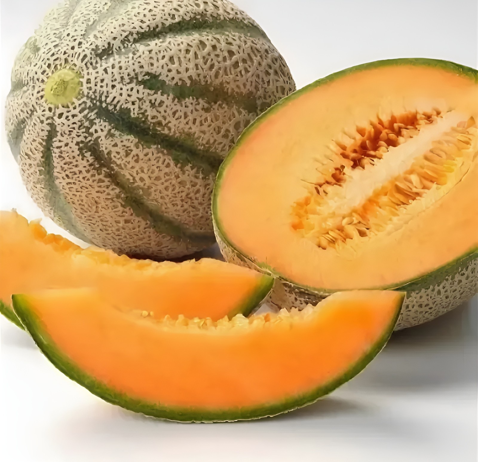60 Heirloom “Hoodoo” Melon Seeds – American Classic Cantaloupe – Very Sweet