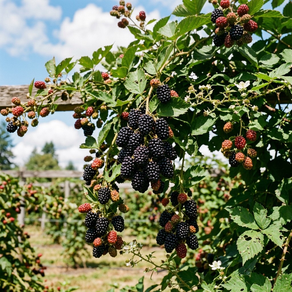 100 Pcs Blackberry Seeds – Ideal for Outdoor Garden & Trellis Planting