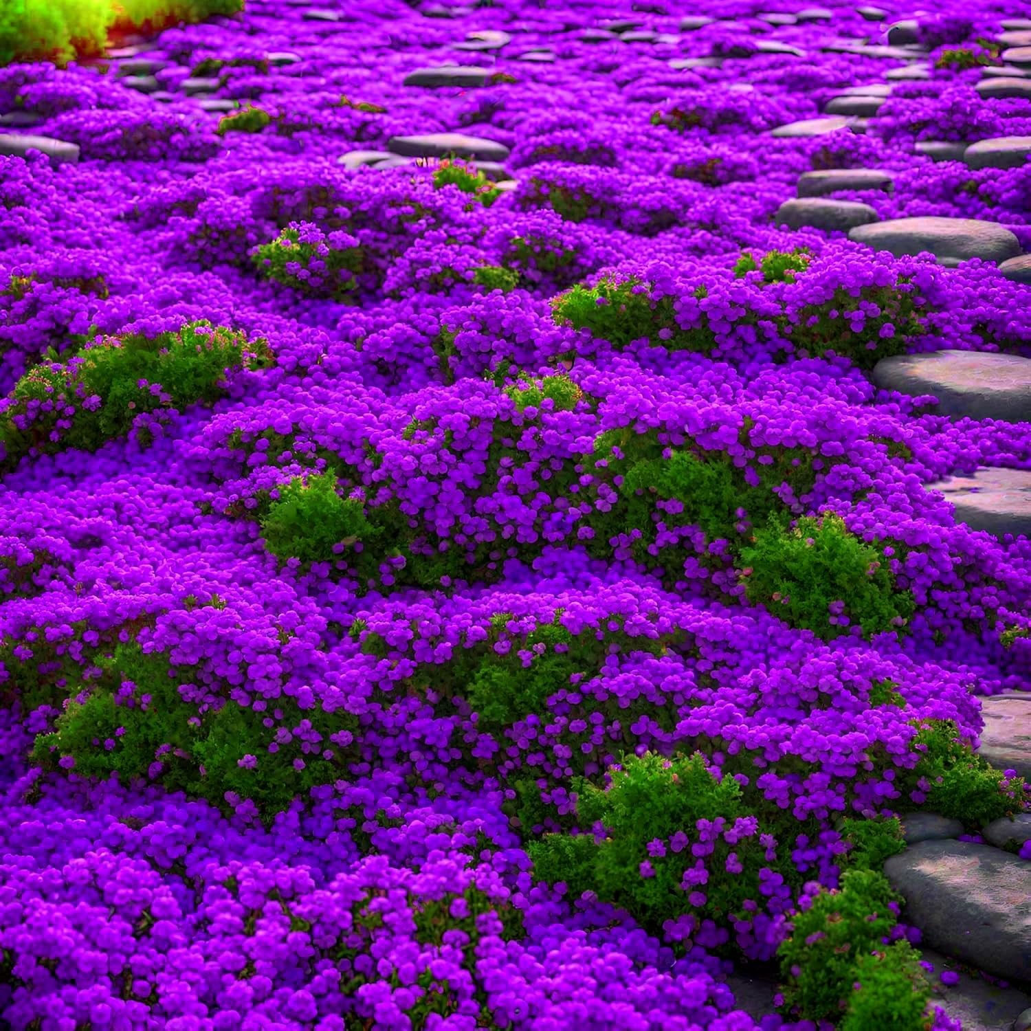 17500+ Creeping Thyme Herb Seeds – Cold-Hardy Perennial Ground Cover Plants, …