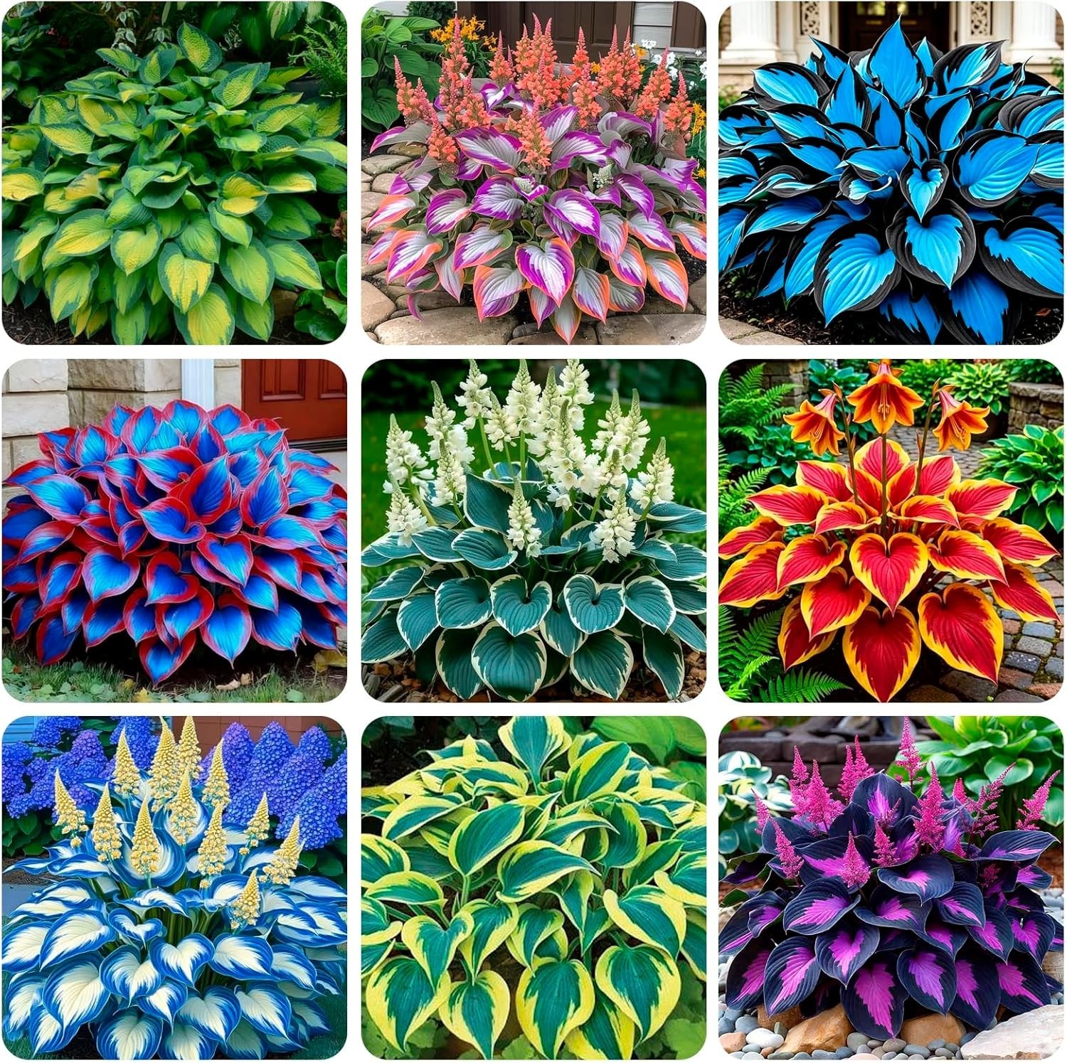 Fragrant Heirloom Giant Hosta Seeds – 290+ Count for Indoor/Outdoor Gardens
