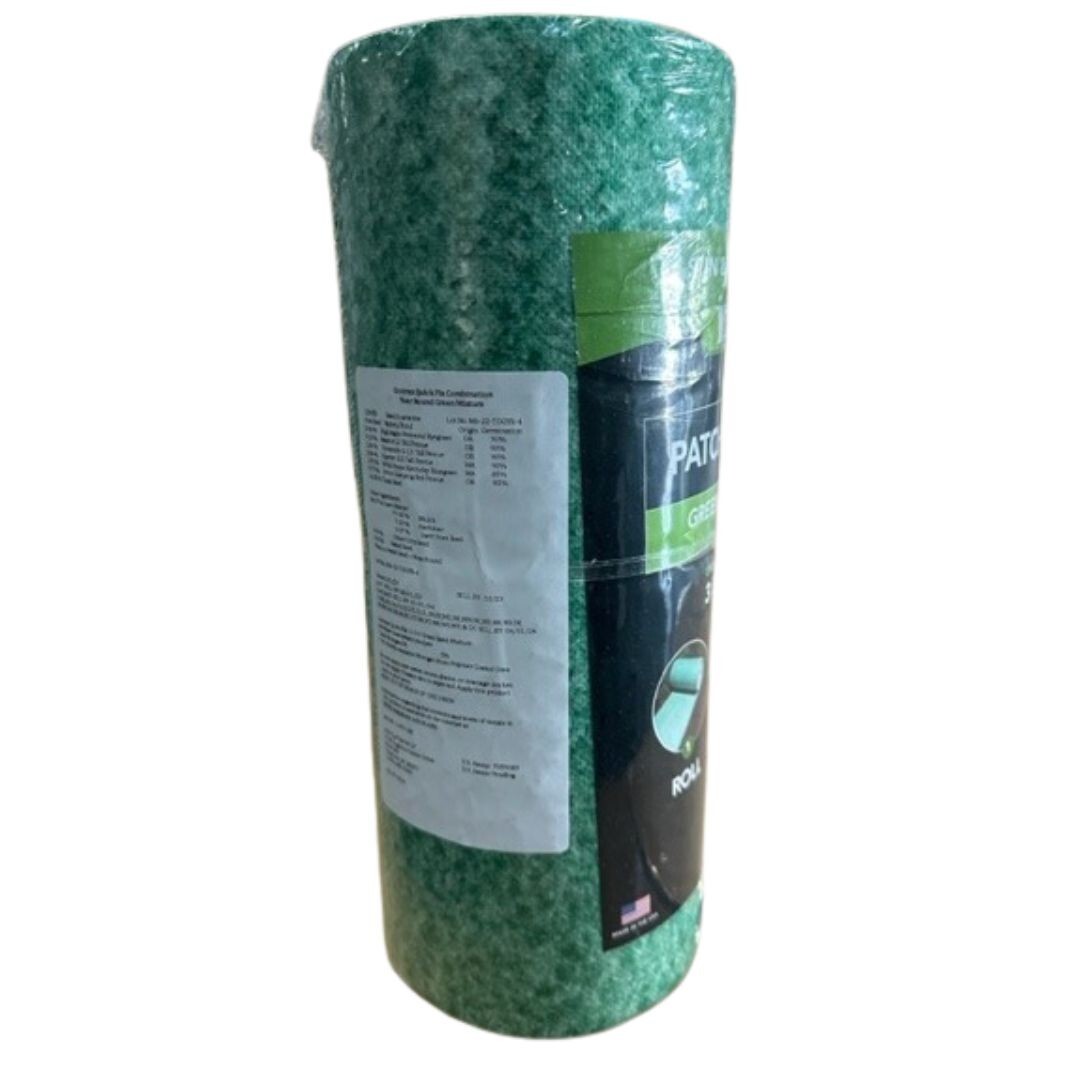 GrowTrax Biodegradable Grass Seed Mat, Year Round Green – 50 SqFt Quick Fix Roll