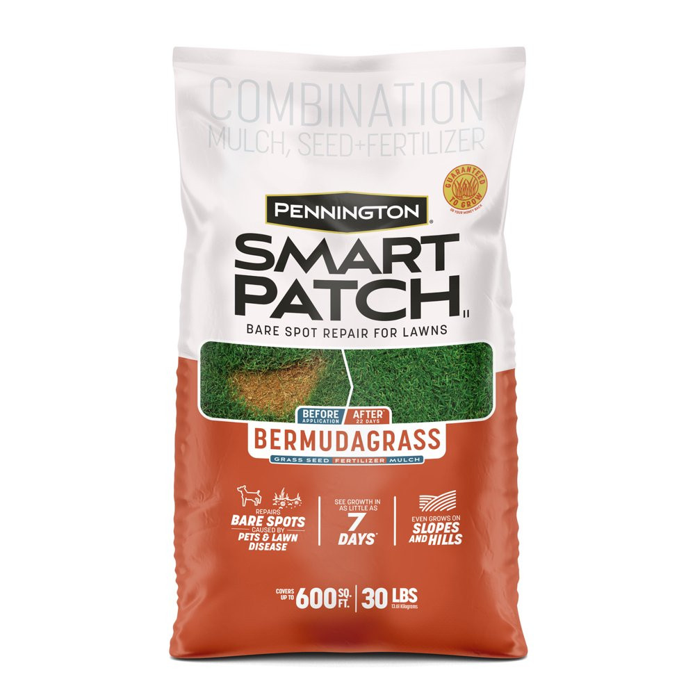 PENNINGTON GRASS SEED Smart Patch Bermuda Mix for Full Sun