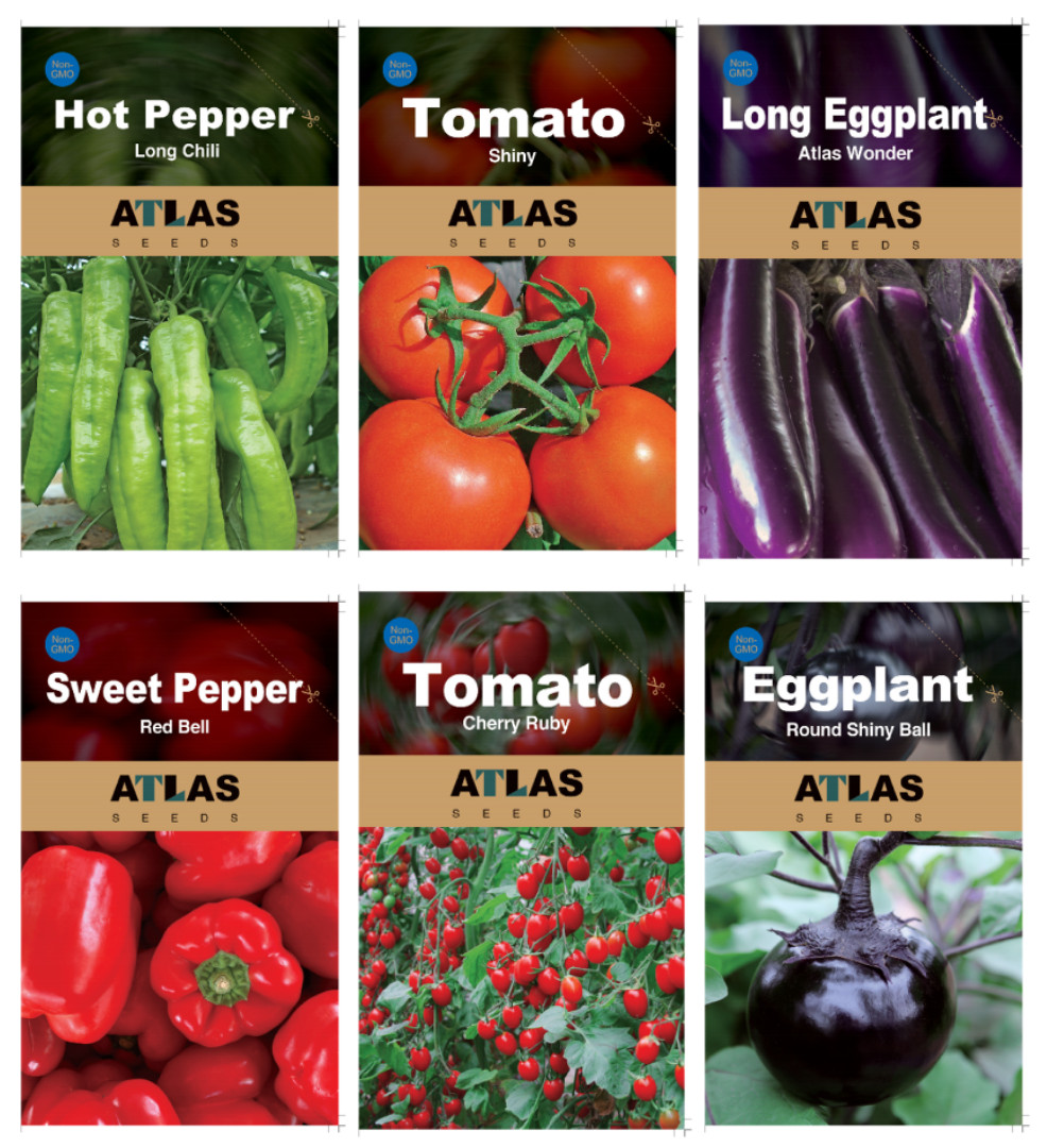 Atlas Vegetable Seeds Survival Garden Kit – Over 50,000 Seeds, 29 Varieties