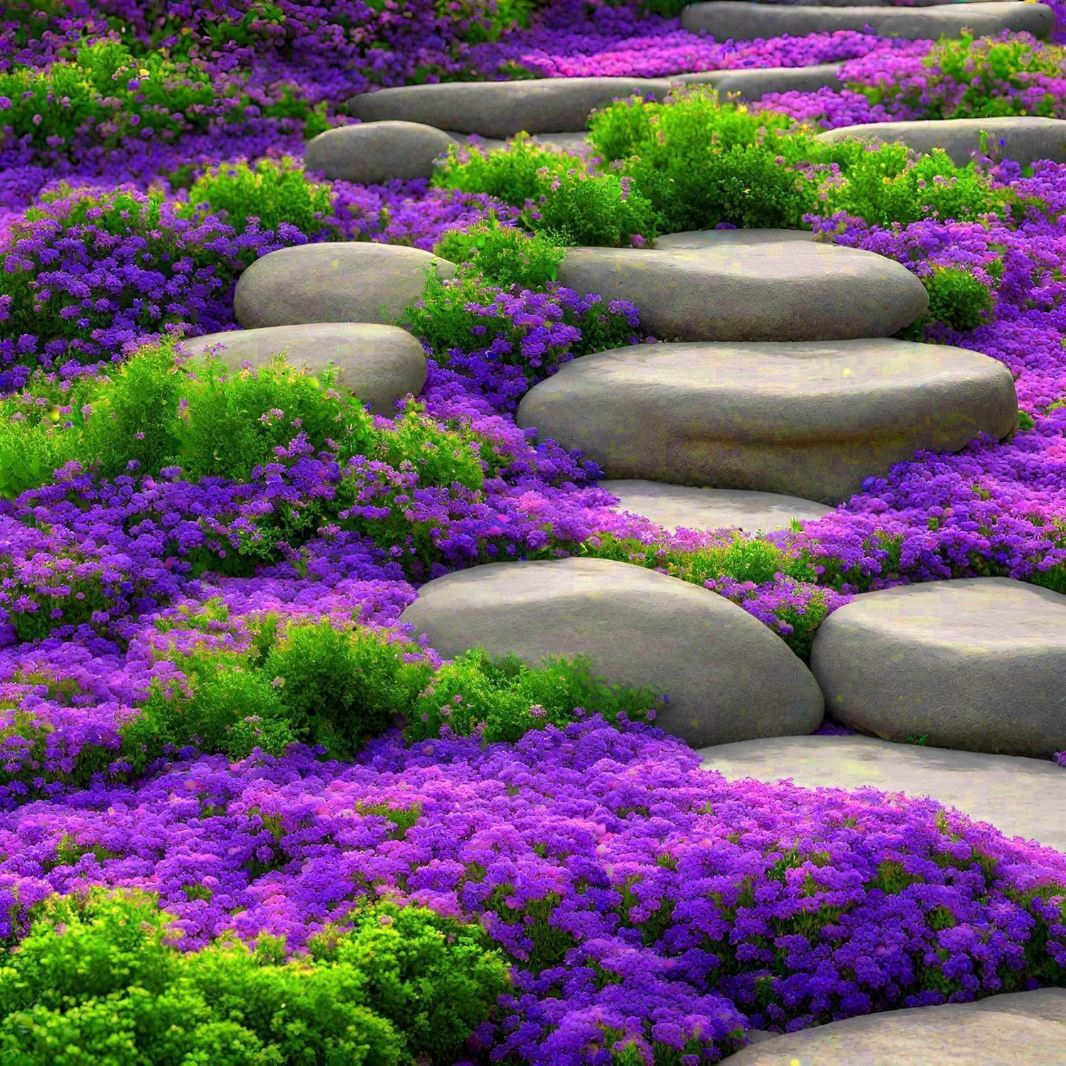 20000Pcs Purple Creeping Thyme Seed for Planting Flowers Seeds Perennial Ground
