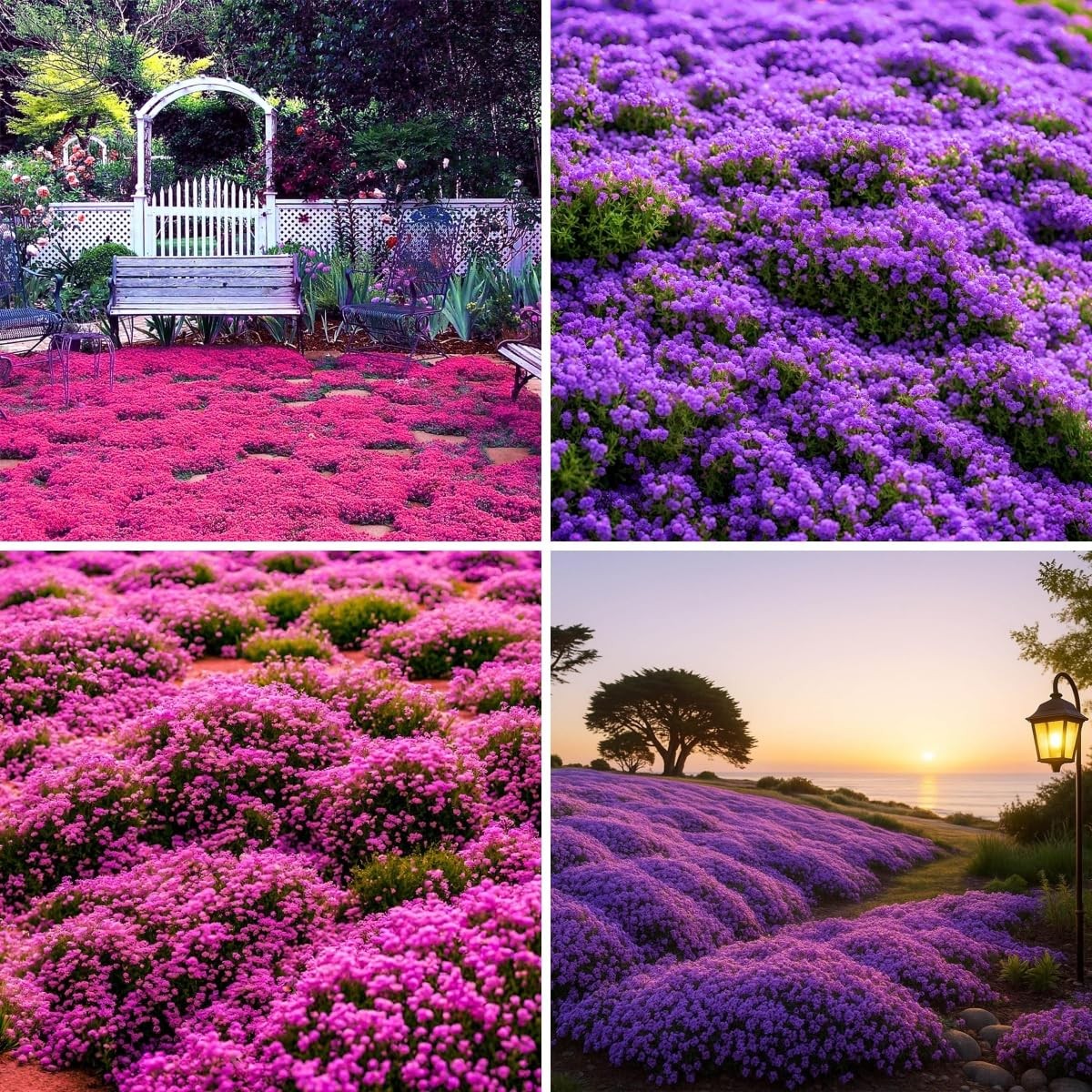 10000pcs Creeping Thyme Seeds for Planting Perennial Ground Cover Plants Heir…