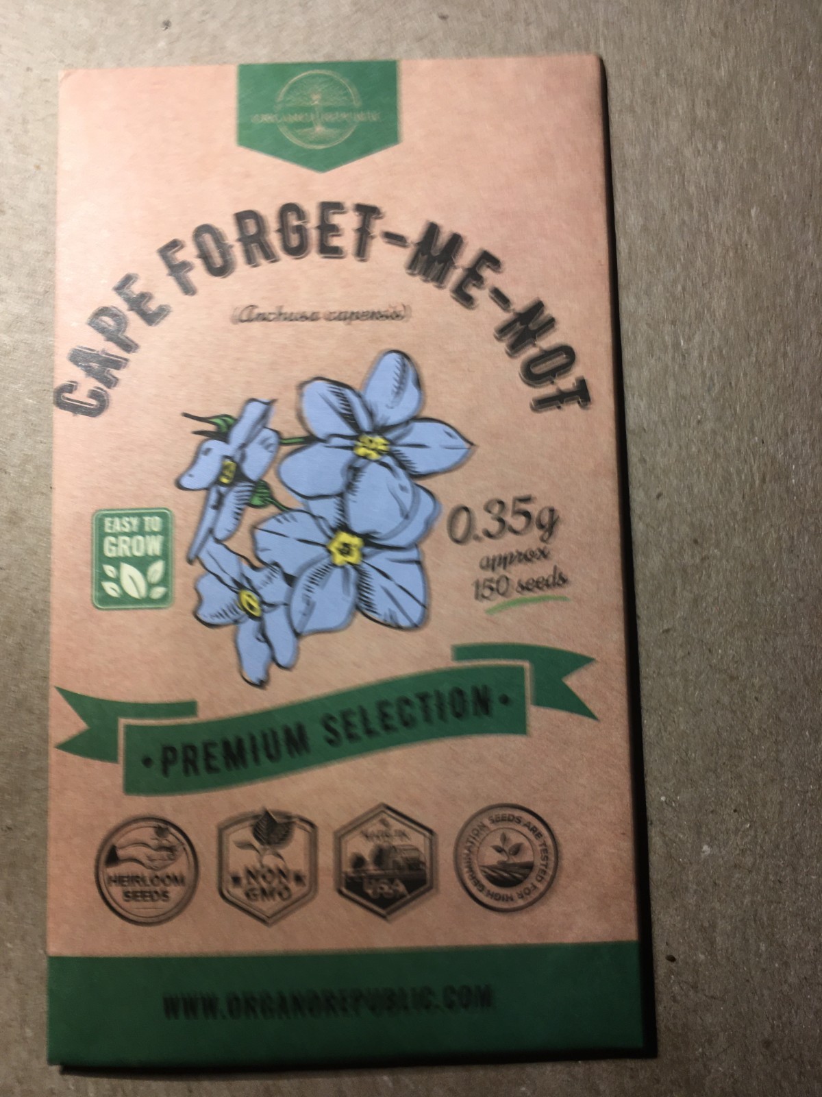 Cape Forget-Me-Not Seeds – Organo Republic