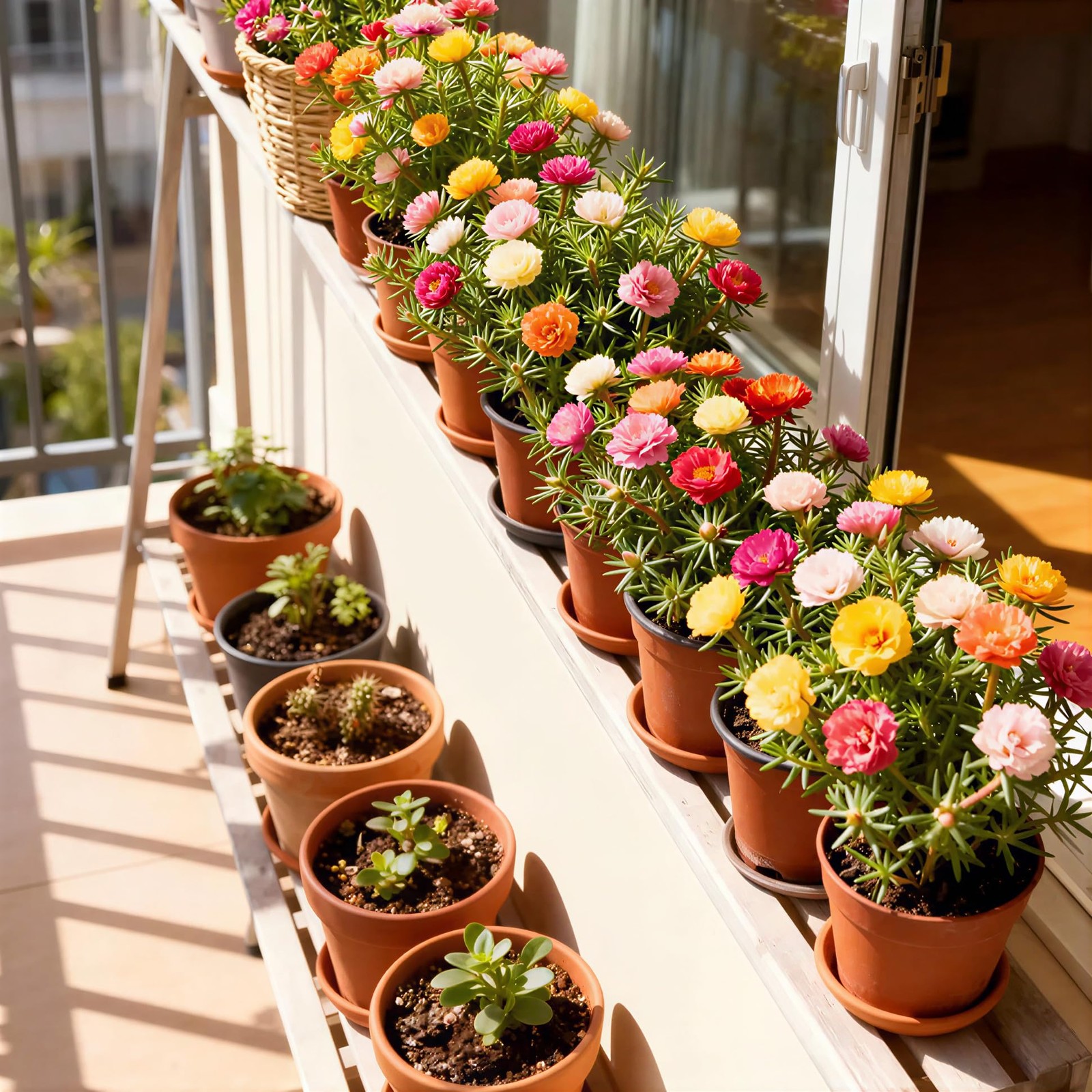 20,000+ Moss Rose Seeds (Portulaca Grandiflora) – Mixed Color Perennial Groun…