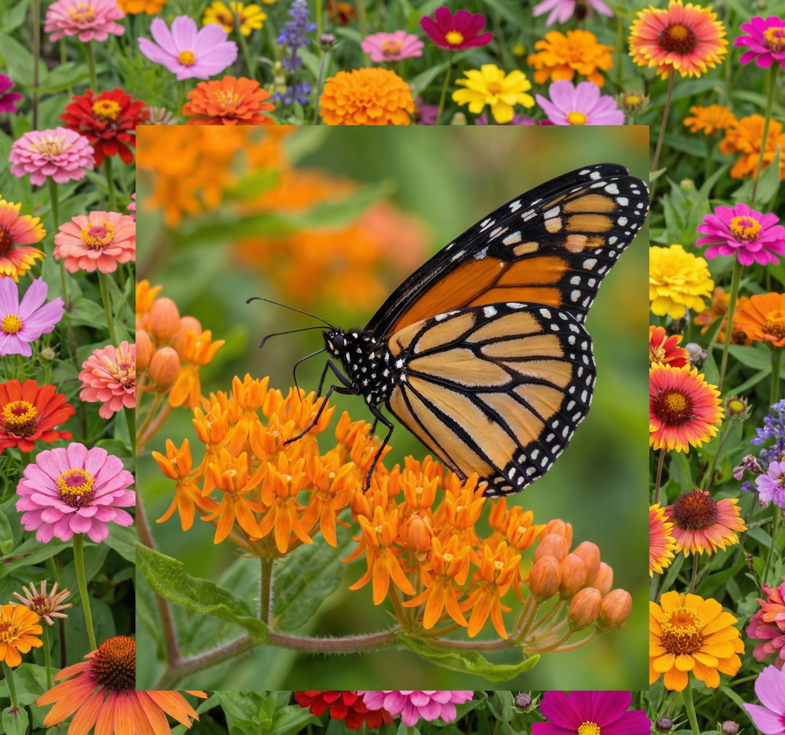 Landscaper’s Pack MONARCH BUTTERFLY BLEND Milkweed Pollinator Garden 3000 Seeds