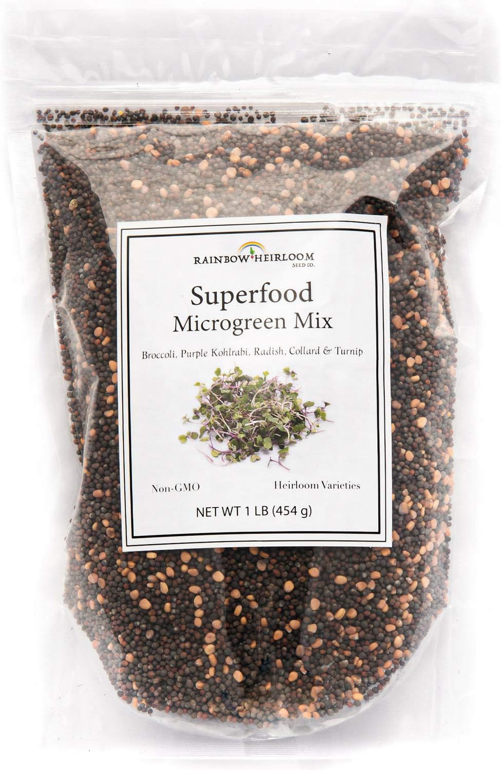 Superfood Microgreen Seeds Mix | for Microgreens Growing Trays | 1 LB | Heirloom