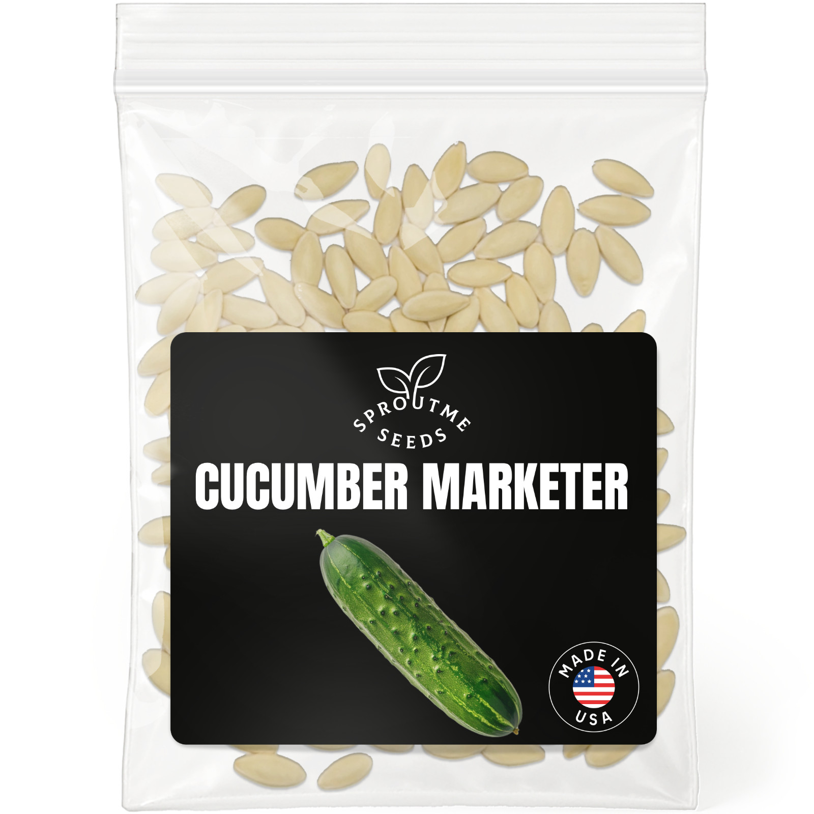 Marketmore 76 Cucumber Seeds 200+, Heirloom Non-GMO, Slicing Cucumbers
