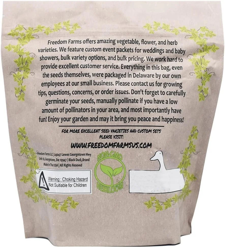 Set of 43 Assorted Vegetable & Herb Seed Packets – Over 10,000 Seeds! – Includes