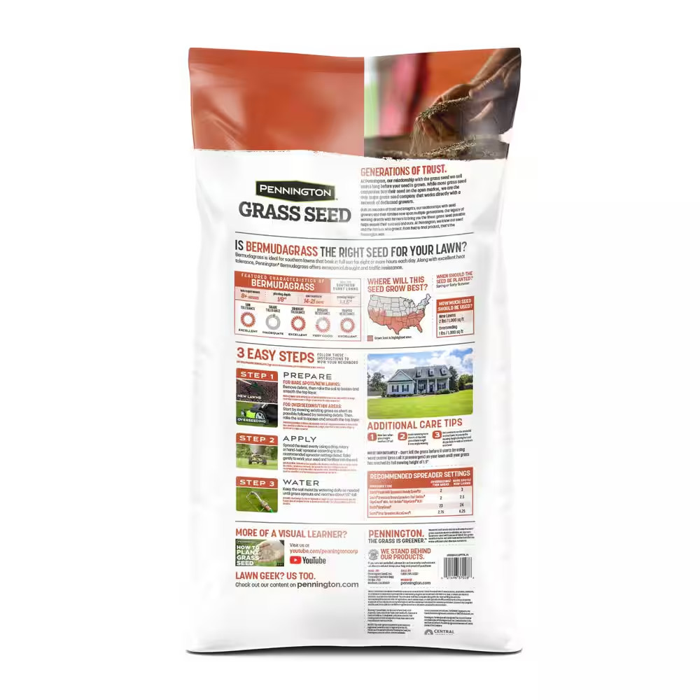 15 Lbs. Bermudagrass Grass Seed